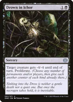 1x Drown in Ichor NM Eng MTG - Phyrexia: All Will Be One - Image 1