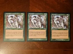 3x Spidersilk Armor Mercadian Masques Magic Gathering MtG Commander Enchantment - Image 1