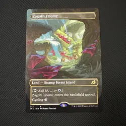 MTG Ikoria Lair of Behemoths Zagoth Triome Showcase LP Magic - Image 1