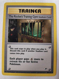 Pokemon 104/132 The Rocket's Training Gym Gym Heroes Unlimited Rare NM-M - Image 1