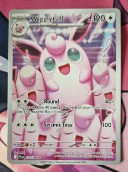 Pokemon TCG Wigglytuff 105/094 Phantasmal Flames Illustration Rare NM-Mint - Image 1