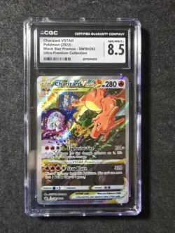 Charizard VSTAR #SWSH262 Black Star Promo - Pokemon(2022) UPC CGC 8.5 NM/MINT+💎 - Image 2