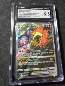 Charizard VSTAR #SWSH262 Black Star Promo - Pokemon(2022) UPC CGC 8.5 NM/MINT+💎 - Image 3