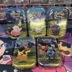5x Pokemon TCG Ascended Heroes Mini Tins (total Of 10 Packs) - Image 1
