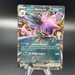 Pokemon TCG Team Rocket’s Nidoking Ex SVP 217 Black Star Promo NM - Image 3