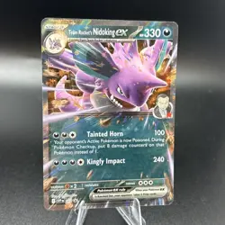 Pokemon TCG Team Rocket’s Nidoking Ex SVP 217 Black Star Promo NM - Image 4