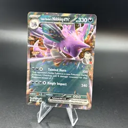 Pokemon TCG Team Rocket’s Nidoking Ex SVP 217 Black Star Promo NM - Image 5