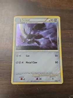 Scizor 7/90 Undaunted Holo Pokemon TCG 2010 - Image 1