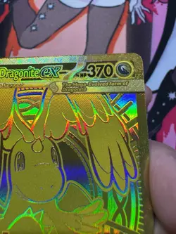 Pokemon TCG Ascended Heroes Mega Dragonite Ex Gold Hyper Rare 295/217 Near Mint - Image 2