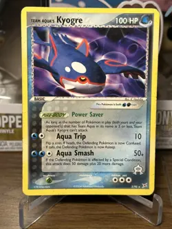 Team Aqua's Kyogre - 3/95 - Pokemon Team Magma vs. Aqua - Non Holo - LP - Image 1