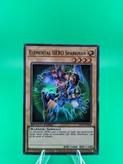 Yu-Gi-Oh! Elemental Hero Sparkman OPTP-EN004 Super Rare - Image 1