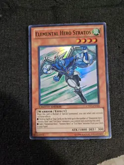 Yugioh Elemental HERO Stratos CT07-EN006 Super Rare Limited - Image 1