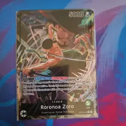 One Piece TCG - Roranoa Zoro Card (OP12-020) Alt Art - Image 1