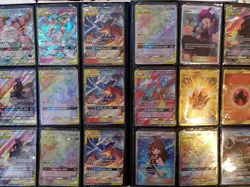 Pokemon 100+ Rainbow Rare Cards Binder Collection 6.35 x 7.62 x 0.1 inches - Image 3