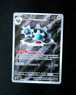 Pokemon Card - Klinklang 141/086 - Black Bolt English - Illustration Rare - NM ⭐ - Image 1