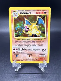 Pokemon TCG Charizard 1999 Holo Rare Card 4/102 Base Set Unlimited - MP - Image 1