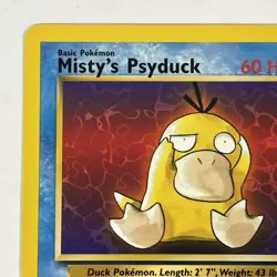 Pokemon TCG Gym Challenge Misty's Psyduck Card 90/132 Regular Common Non Holo - Image 2