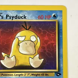 Pokemon TCG Gym Challenge Misty's Psyduck Card 90/132 Regular Common Non Holo - Image 3