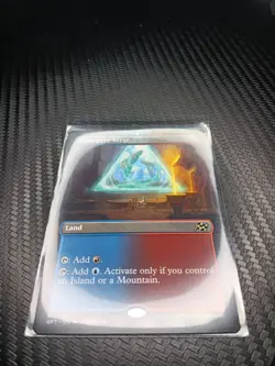 MTG #372 Aetherdrift - Riverpyre Verge (Borderless) Rare -Red_Iron_Oxide SPECIAL - Image 2