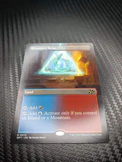 MTG #372 Aetherdrift - Riverpyre Verge (Borderless) Rare -Red_Iron_Oxide SPECIAL - Image 5