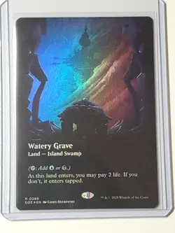 Watery Grave Borderless Foil - 0286 - Magic The Gathering Edge of Eternities - Image 1