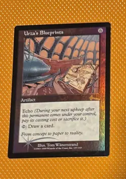 Urza's Blueprints Urza's Legacy Foil - Image 1