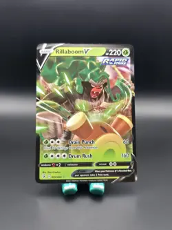 Rillaboom V 022/264 Ultra Rare Holo - 2021 Pokemon Fusion Strike NM - Image 1