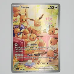 Eevee 188/167 Sv06: Twilight Masquerade Holo Pokemon TCG NM - Image 1