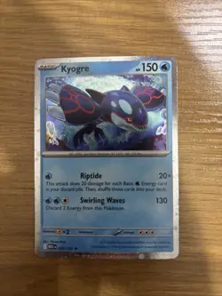 Pokemon Kyogre 34/132 Cosmo Holo Promo English NM - Image 1