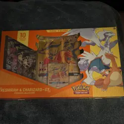 Pokemon TCG Reshiram & Charizard-GX Premium Collection Box Booster Promo - Image 1