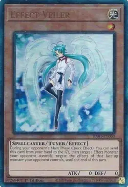 Yugioh! Effect Veiler - RA01-EN003 - Prismatic Ultimate Rare - 1st Edition Near - Image 1