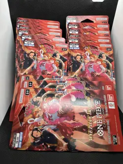 One Piece EB-03 Heroines Edition Sleeved Booster Pack Lot of 15 (In Hand) - Image 1