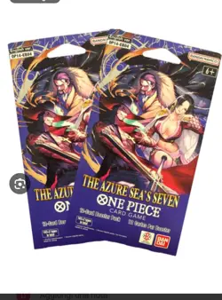 One Piece TCG OP14 The Azure Sea's Seven Sealed Case ENGLISH Paper Sleeve 144 Pc - Image 2