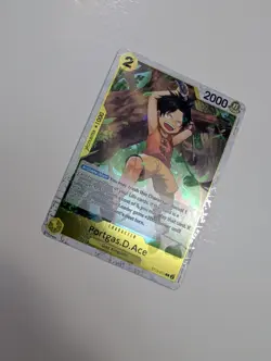 One Piece - Portgas.D.Ace - ST13-010 (Reprint Foil) - PRB-02 NM/M Condition - Image 2