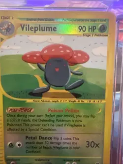 CGC 9 MINT Vileplume 2002 Expedition 31/165 Holo Pokemon Card - Image 2