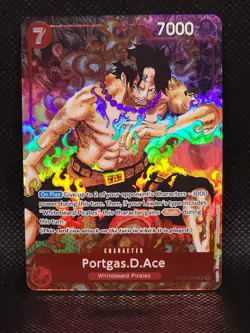 Portgas D. Ace Alt Art Paramount War OP02-013 One Piece English Card Foil - Image 1