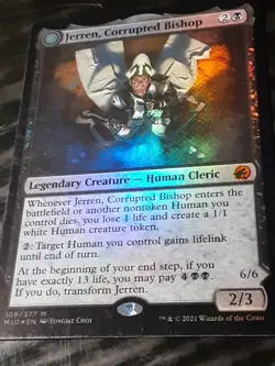 Jerren Corrupted Bishop FOIL , Innistrad Midnight Hunt , NM, MTG, FREE SHIPPING - Image 3