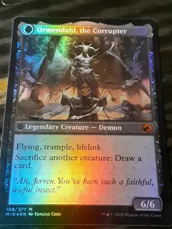 Jerren Corrupted Bishop FOIL , Innistrad Midnight Hunt , NM, MTG, FREE SHIPPING - Image 4