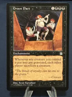 MTG - Magic The Gathering - Grave Pact - Stronghold- NP/ LN Or BETTER! - Image 1