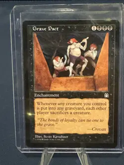 MTG - Magic The Gathering - Grave Pact - Stronghold- NP/ LN Or BETTER! - Image 3