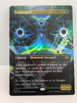 Edge Of Eternities - Cosmogoyf - Creature - Borderless Foil - Eoe 313 - Image 1