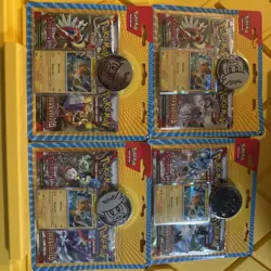 Pokemon TCG Scarlet & Violet + Paldea Evolved Blister Pack Pawmot (4 Pk Sealed) - Image 1