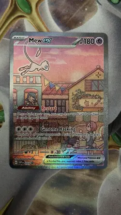 Pokemon TCG 151 Mew EX Black Star Promo SVP 053 - Image 1