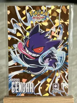 Pokemon Attacks Database GENGAR #094 Cracked Ice GOLD FOIL * Rare* - NM - Image 3