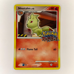 NINETALES 3/16 HOLO STAMP POKEMON RUMBLE LP POKEMON - Image 1