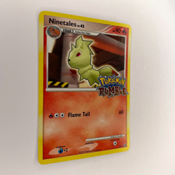 NINETALES 3/16 HOLO STAMP POKEMON RUMBLE LP POKEMON - Image 2