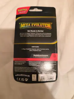 X2 Pokemon TCG Mega Evolution Single Blister Pack With Holo Promo & Coin - Image 3