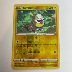 Yamper 73/202 Sword & Shield Reverse Holo Common Pokemon Light Play+ - Image 3