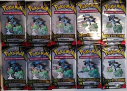 LOT DE 10 BOOSTER ECHANTILLON PACK LOISIR POKEMON NEUF MEGA EVOLUTION - Image 1