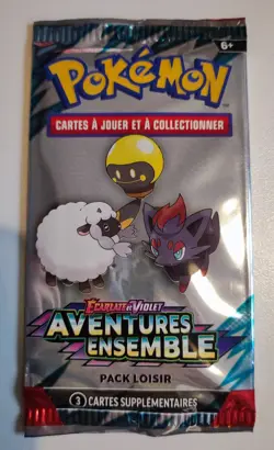 LOT DE 10 BOOSTER ECHANTILLON PACK LOISIR POKEMON NEUF AVENTURE ENSEMBLE EV 9 - Image 2
